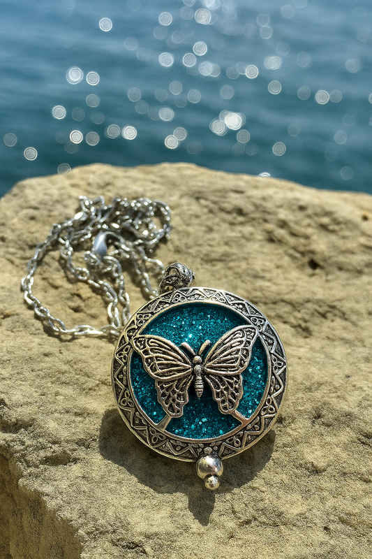 Silver Butterfly Oil Diffuser