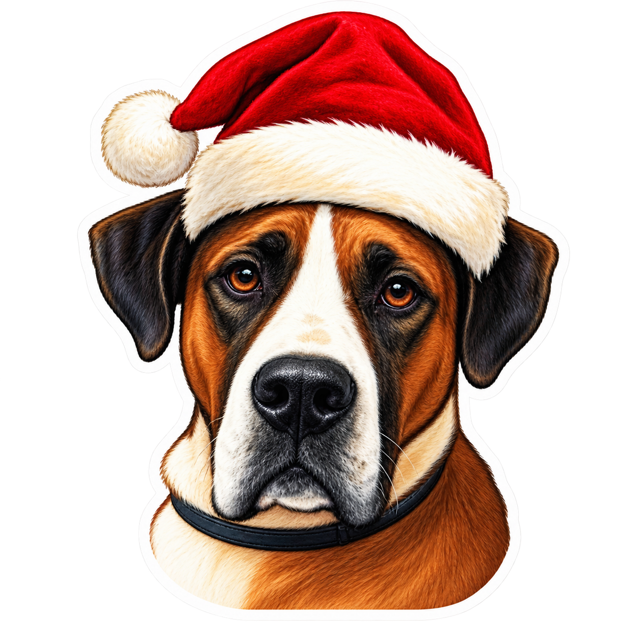 Bull Arab Xmas Dog Earrings (Beautiful Eric)