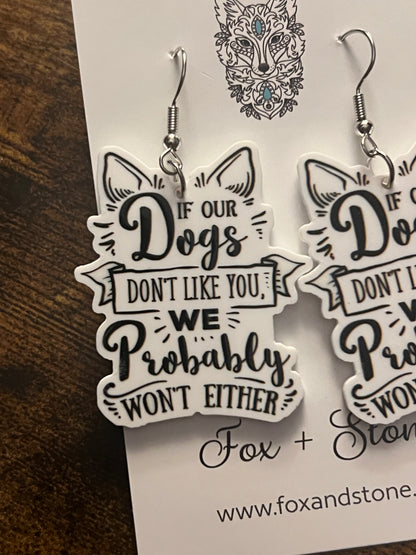 If My Dog Earrings
