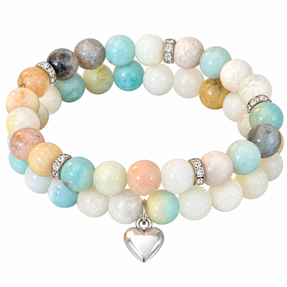 Amazonite Double Natural Stone Bracelet (Copy)