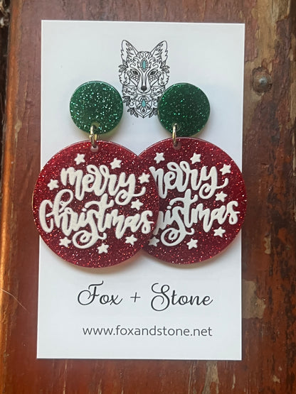 Merry Christmas Earrings