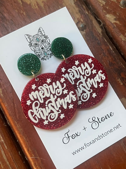 Merry Christmas Earrings