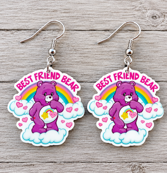 Best Friend Bear Earrings