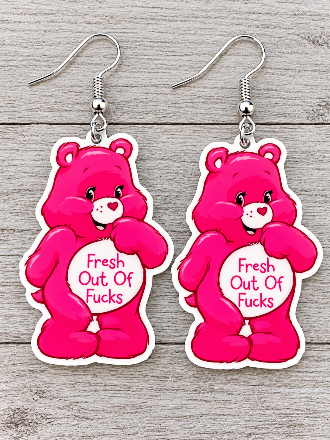 ⚠️ WARNING‼️ Fresh Out of F%&ks Earrings