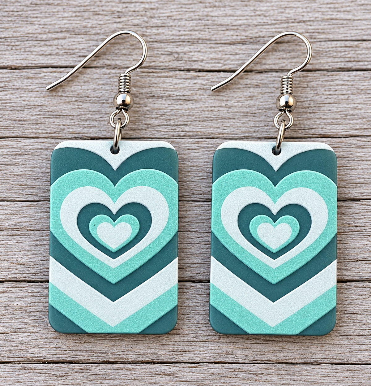 Heart on Hearts Earrings