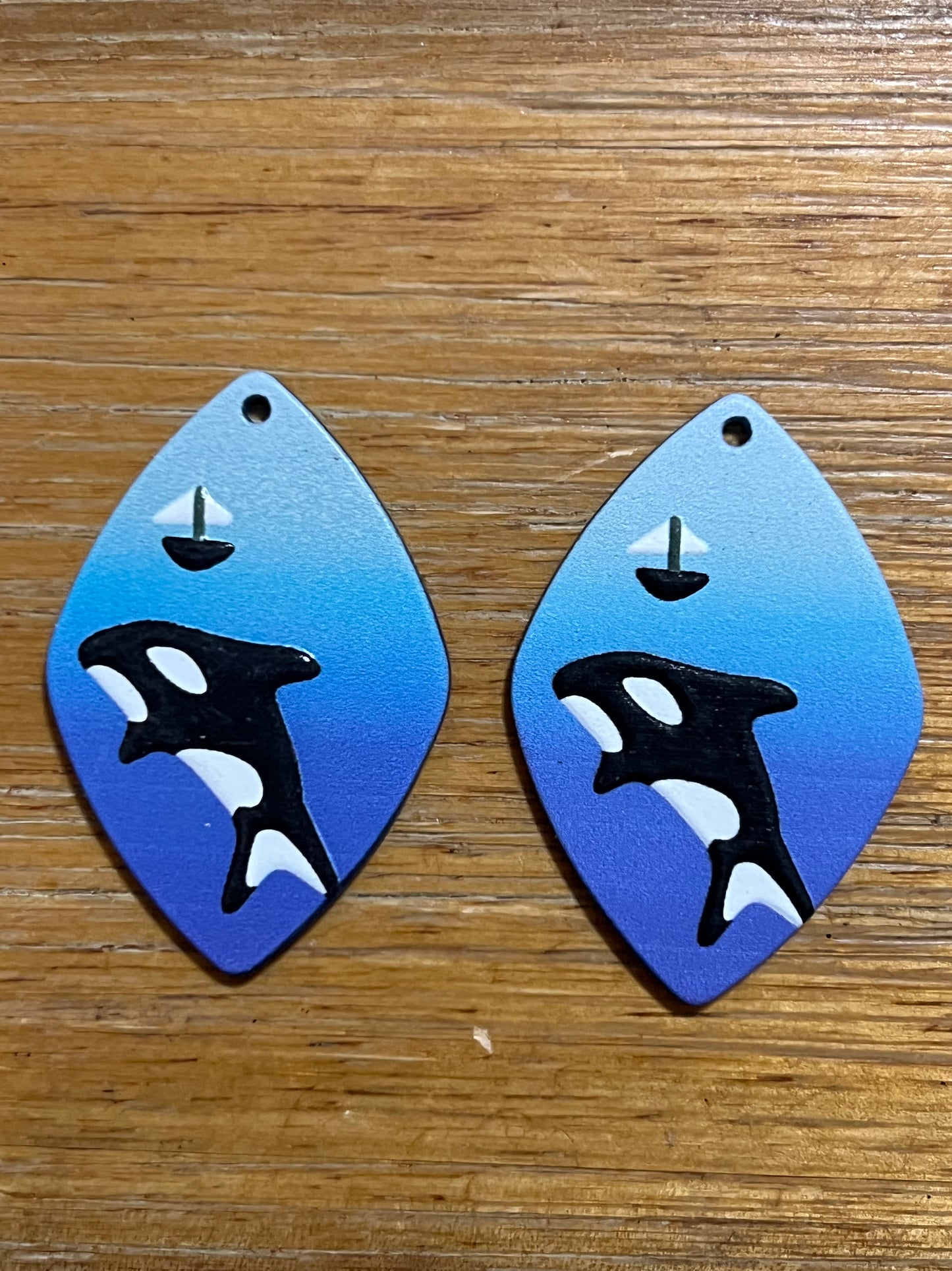 Beautiful Whale Earrings
