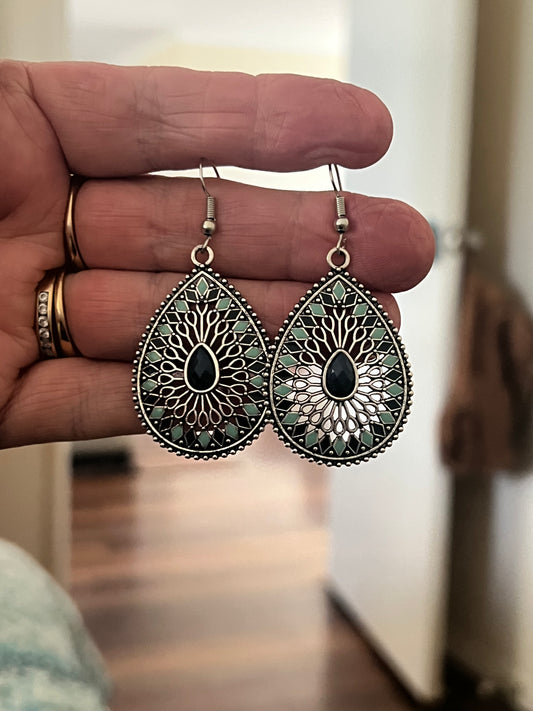 Stunning Silver Dangle Earrings