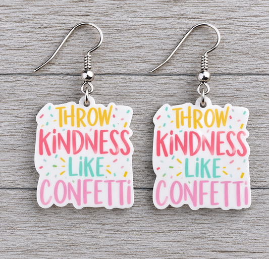 Kindness Confetti Earrings