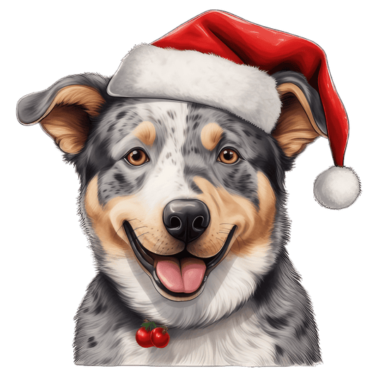Cattle Dog Xmas Dog Earrings