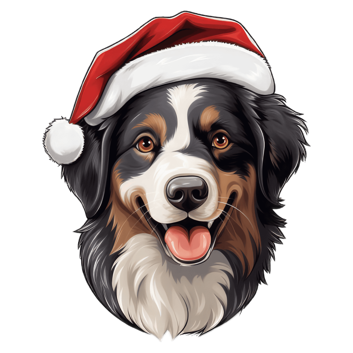 Australian Shepard Xmas Dog Earrings