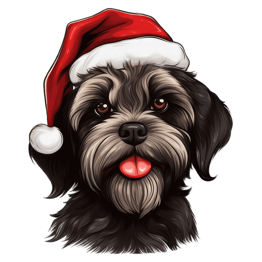 Havanese Xmas Dog Earrings