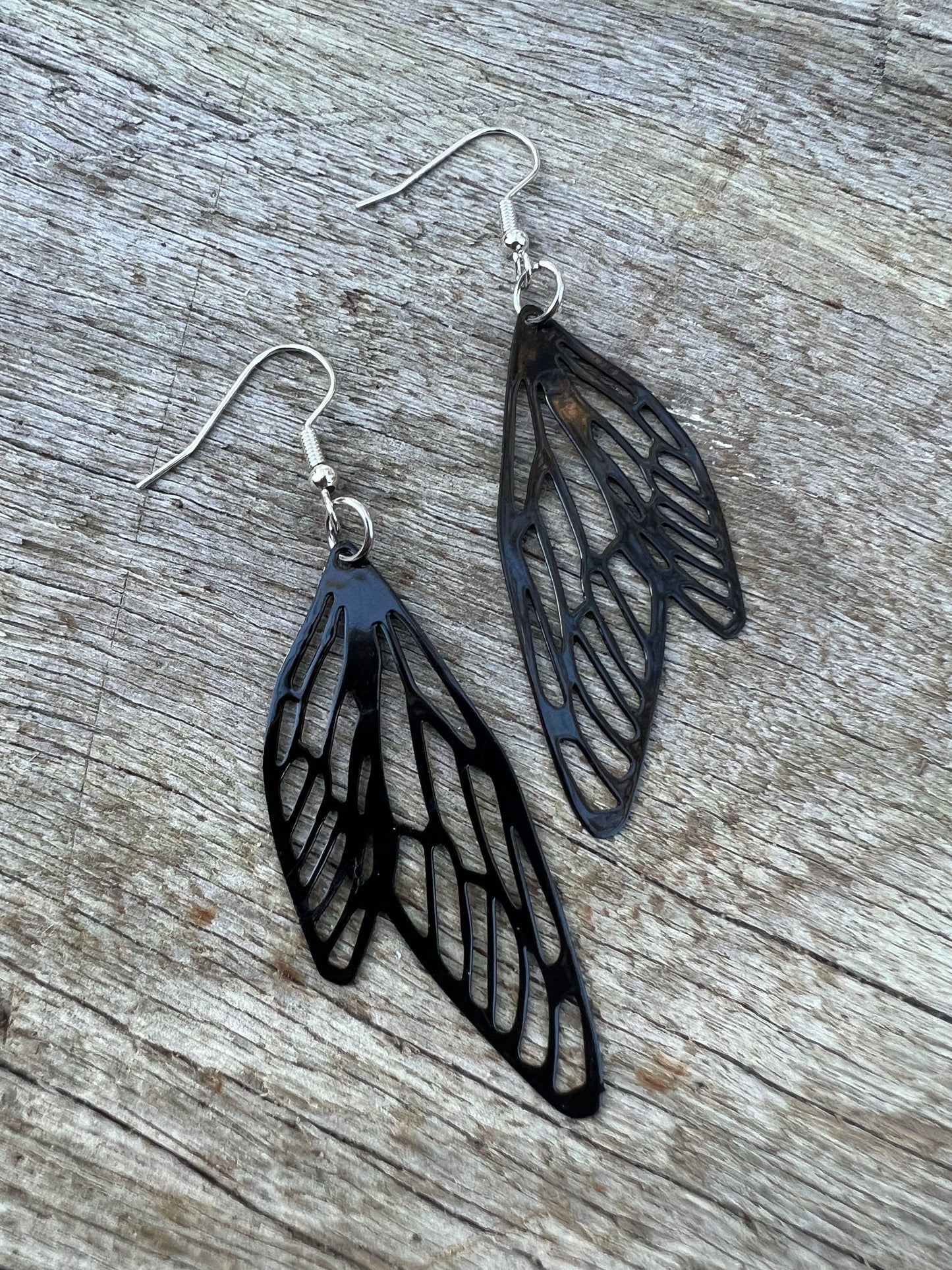 Black Adelina Fairy/Angel Wing Filigree