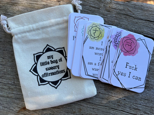 Naughty Affirmation Cards Positivity Cards