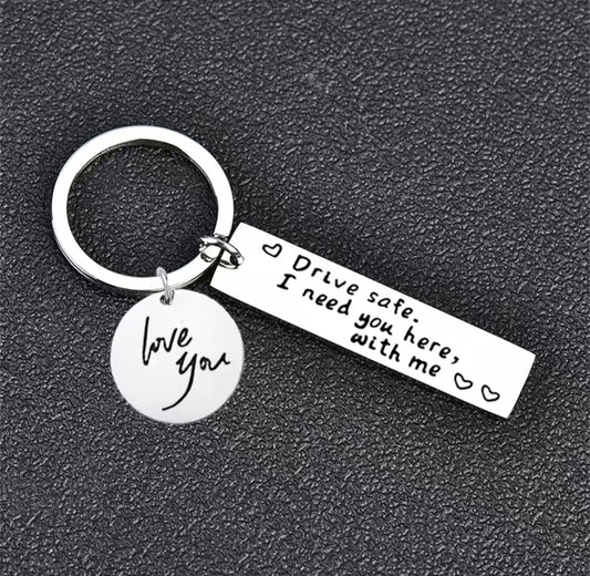 Drive Safe Keyring