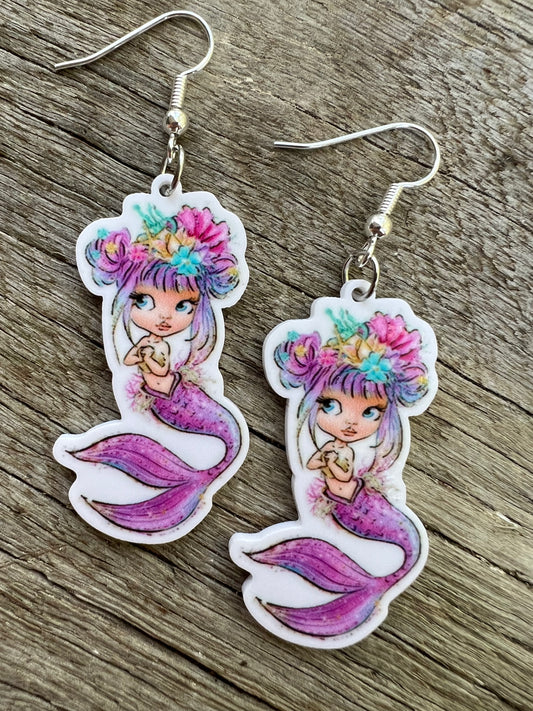 Pretty Lil Mermaid Earrings