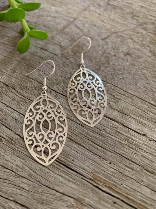 Mirror Silver Ella Filigree