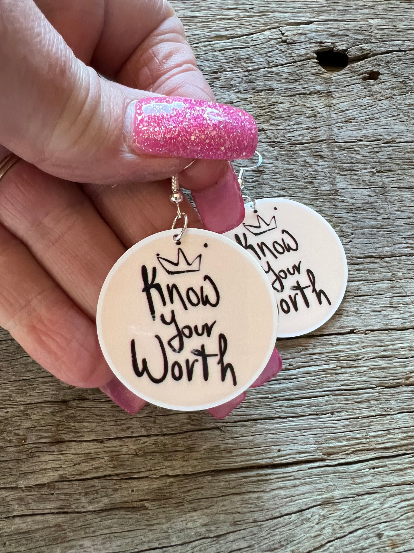 Know Your Worth Earrings