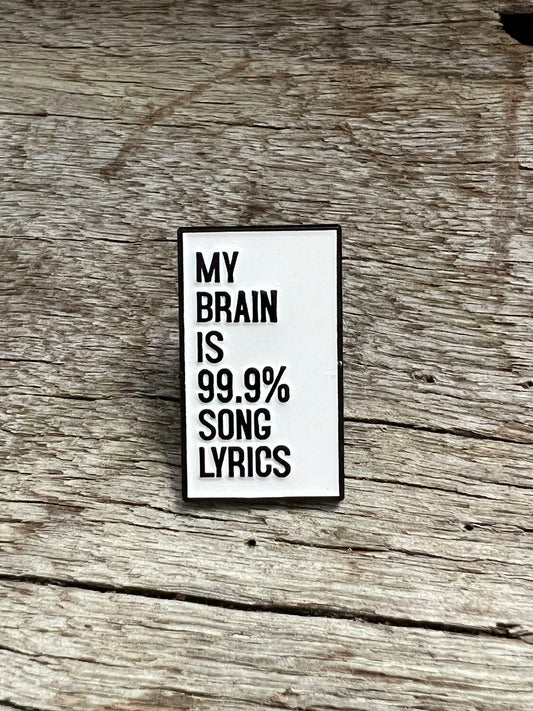 Song Lyrics Pin