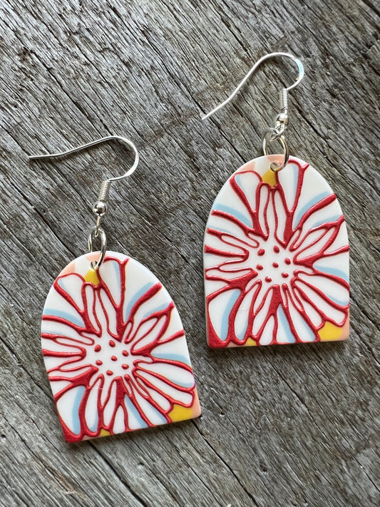 Autumn Arch Swirl Earrings