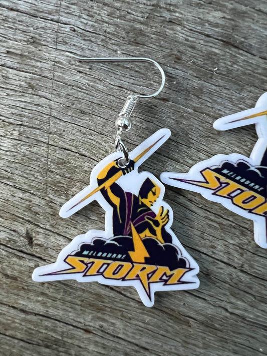 Melbourne Storm Earrings