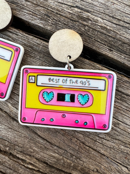 Love The 90’s Music Earrings