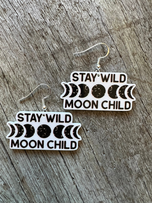 Stay Wild Moon Child Earrings
