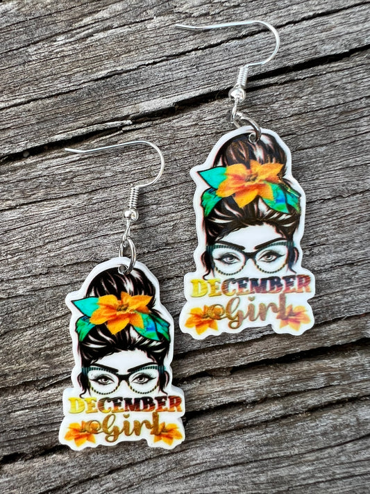 December Girl Earrings