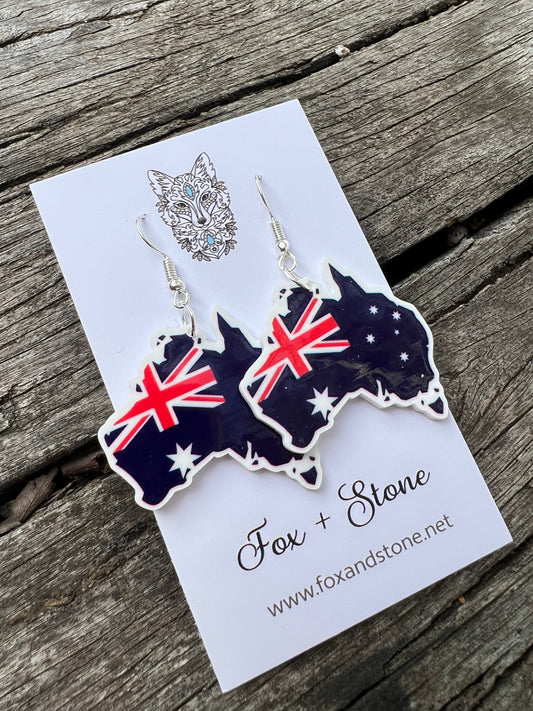 Australia Day Aussie Earrings
