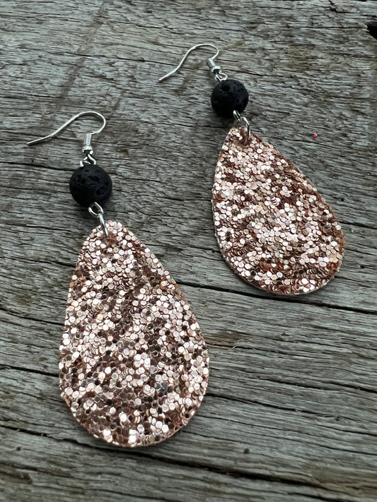 Rosie Sparkle Lava Earrings