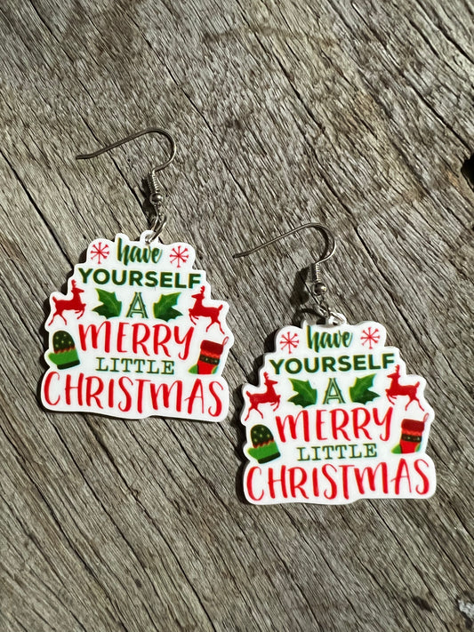 Merry Little Christmas Earrings