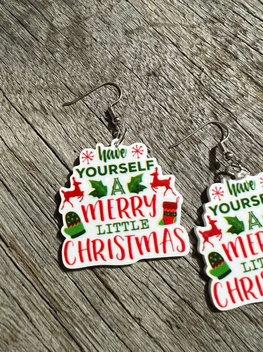 Merry Little Christmas Earrings