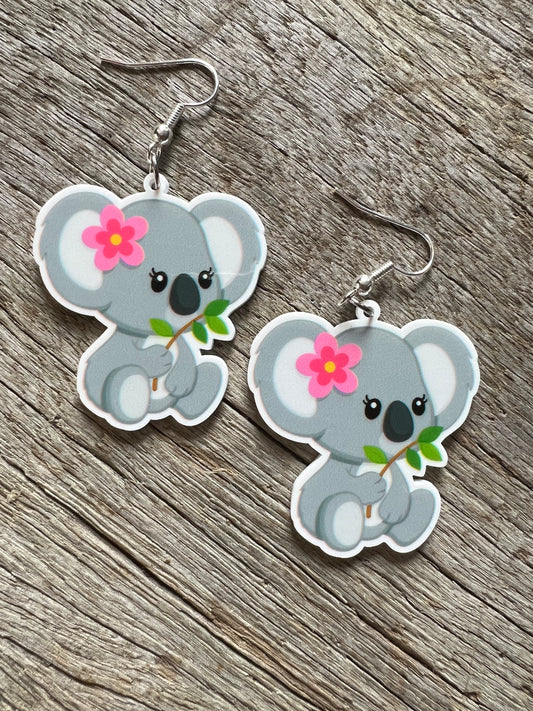 Gorgeous Koala Earrings