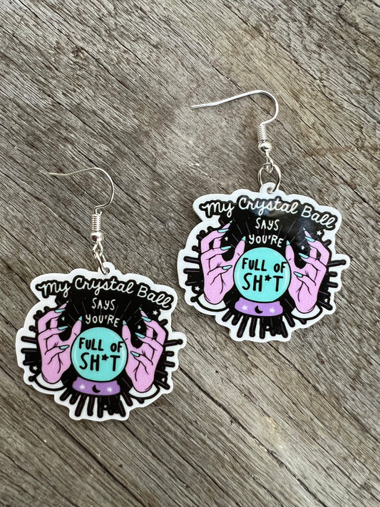My Crystal Ball Earrings