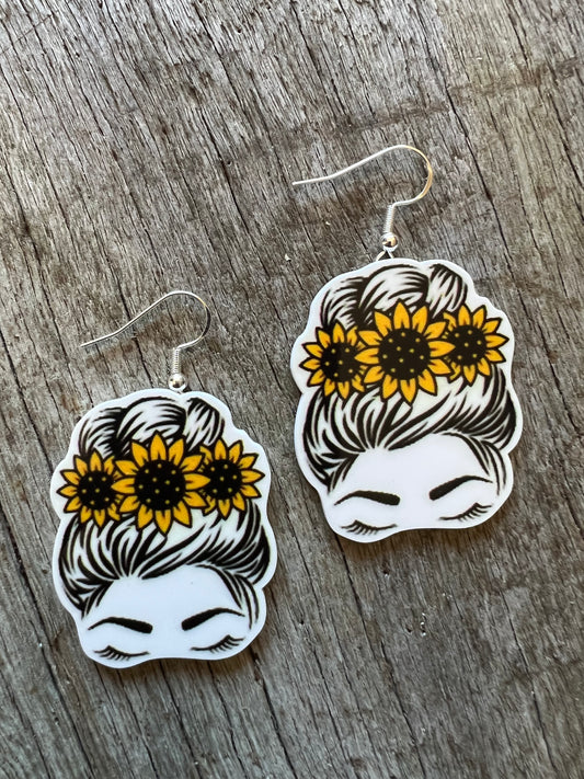 Sunflower Mumma Earrings