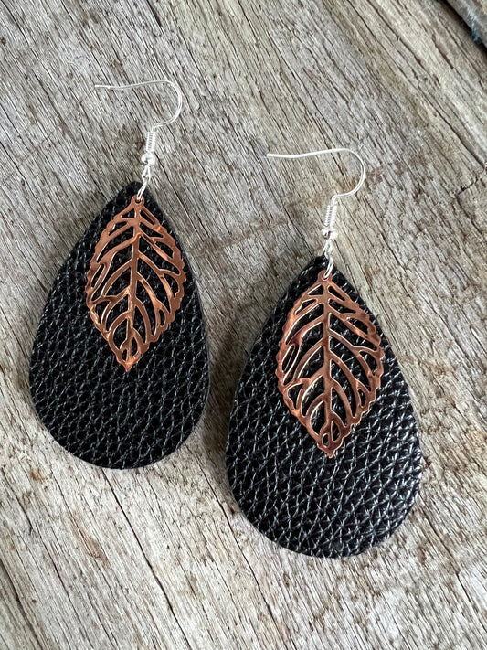 Rose Gold Vegan Earrings