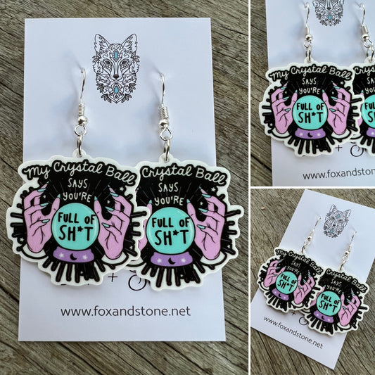 My Crystal Ball Earrings