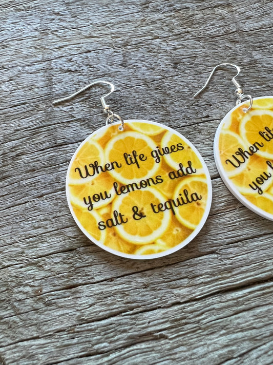 Salt and Tequila Earrings