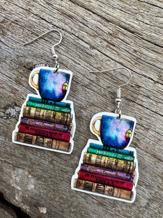 Books and Spells Earrings
