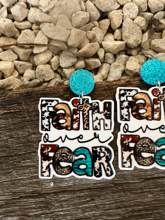 Faith Over Fear Earrings