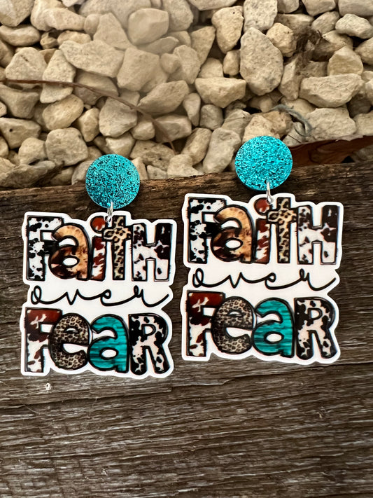 Faith Over Fear Earrings