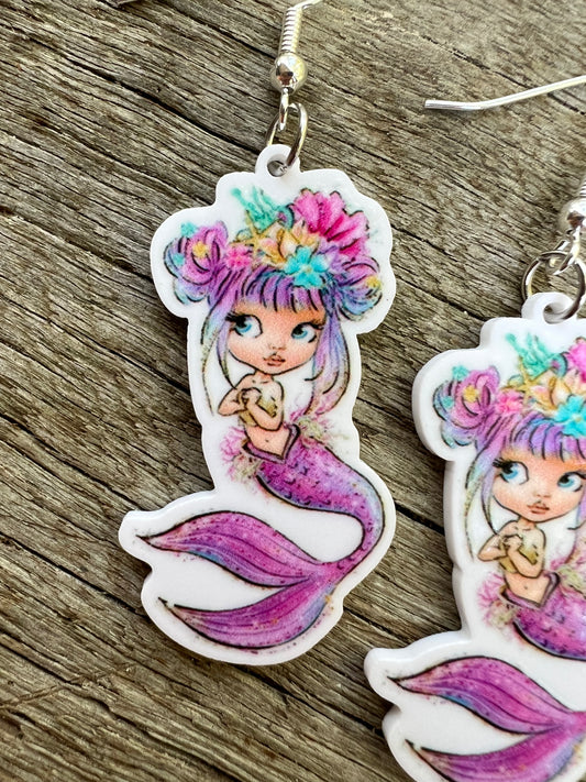 Pretty Lil Mermaid Earrings