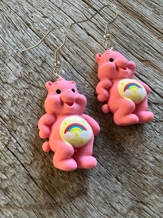 Blush Bear Earrings