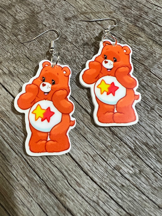 Star Gaze Bear Plannar Earrings