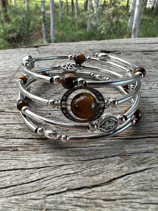 Tigers Eye Wrap Bracelet