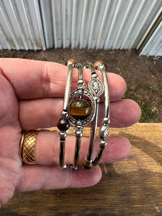 Tigers Eye Wrap Bracelet