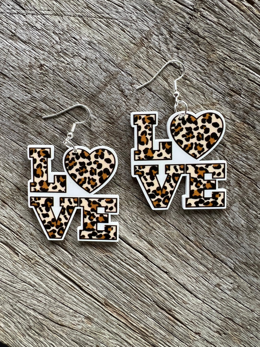 Perfect Leopard Love Earrings