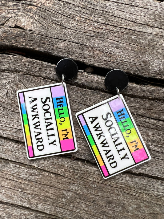 Socially Awkward Earrings