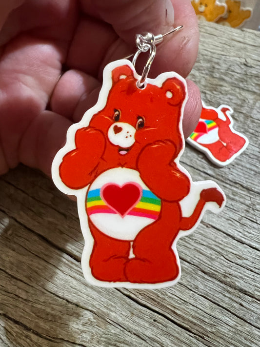 Pride Bear Plannar Earrings