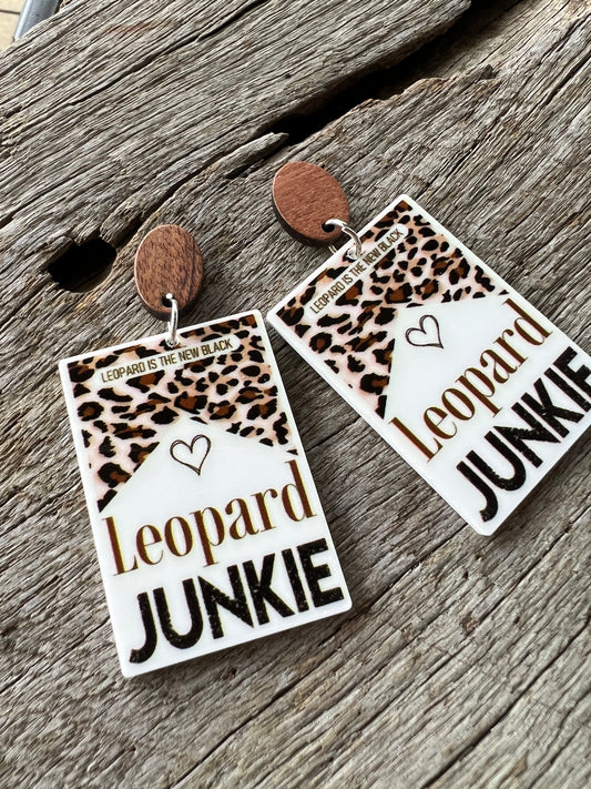 Leopard Junkie Earrings