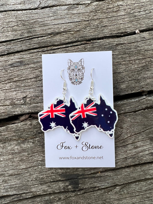 Australia Day Aussie Earrings